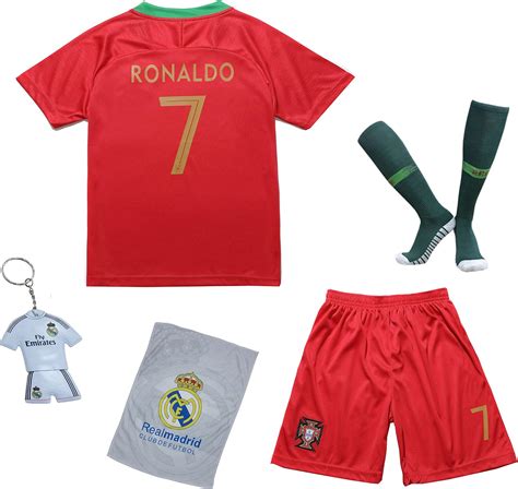 ronaldo kids football kits